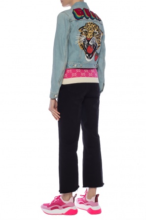 Patched denim jacket, zdjęcie 2 Patched denim jacket od Gucci